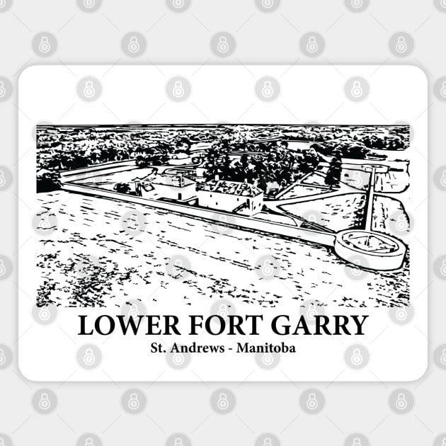 Lower Fort Garry - St. Andrews MB Magnet by Lakeric